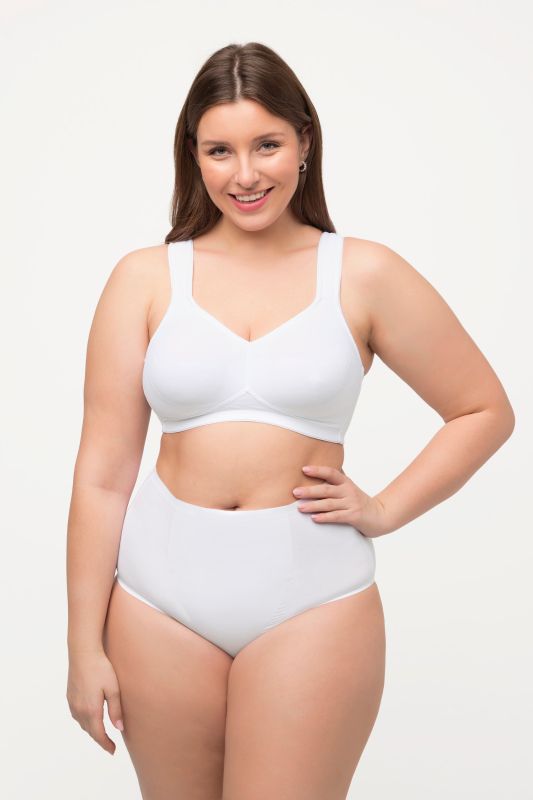 Culotte gainante Shapewear. Taille haute, empiècement sculptant.