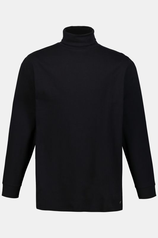 T-shirt à col roulé JP 1880, collection Basic, tissu jersey et manches longues