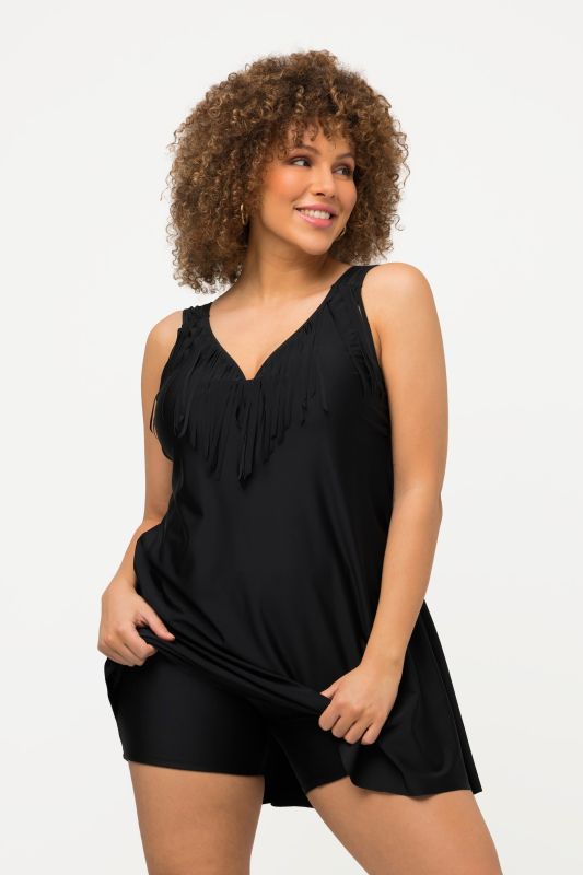 Robe de bain à bonnets souples, armatures et décolleté en forme de cœur. Matière recyclée.