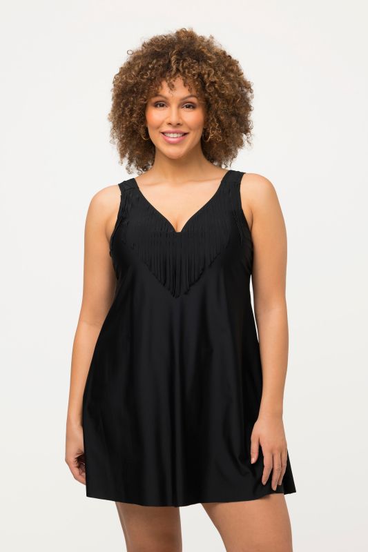 Robe de bain à bonnets souples, armatures et décolleté en forme de cœur. Matière recyclée.