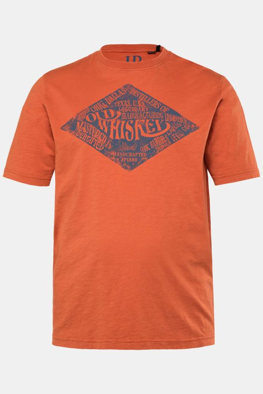 T-shirt JP 1880, manches courtes et imprimé sur la poitrine, style vintage – jusqu'au 8 XL