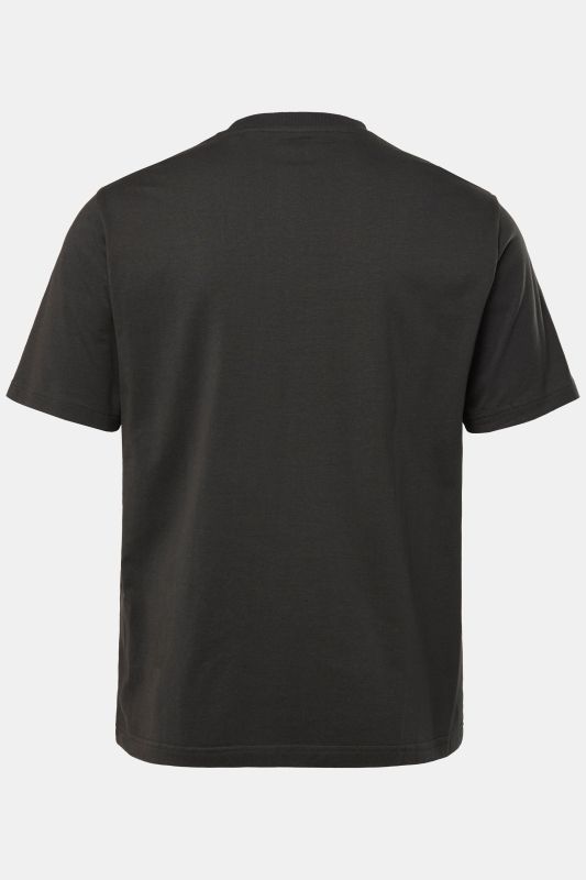 T-shirt JP 1880 à manches courtes, col rond et imprimé barbecue - jusqu'au 8 XL