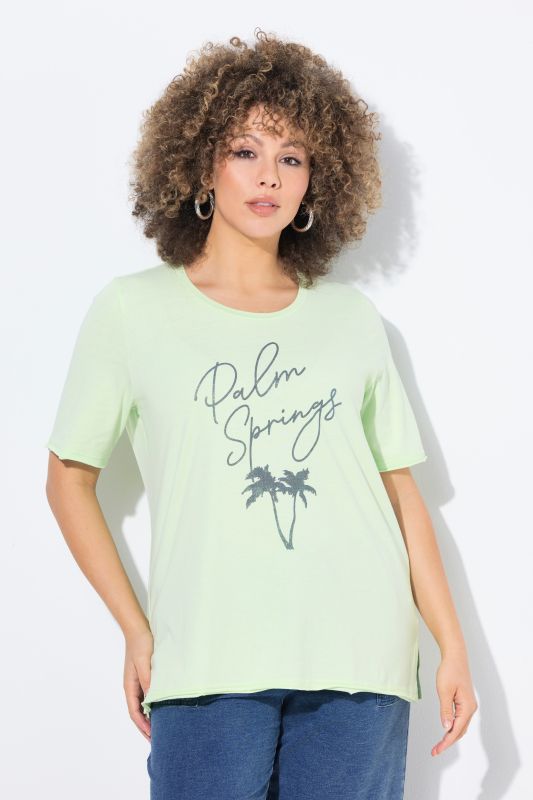 T-shirt message Palm Springs, coupe Classic Fit, décolleté rond et manches courtes