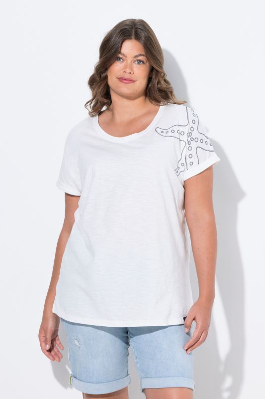 T shirt décolleté rond et manches courtes