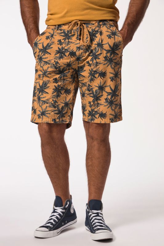 Bermuda à taille élastique etimprimé all-over - jusqu'au 8 XL