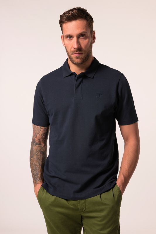 Polo JP 1880 FLEXNAMIC®, manches courtes et tissu piqué, patte de boutonnage dissimulée - jusqu'au 8 XL
