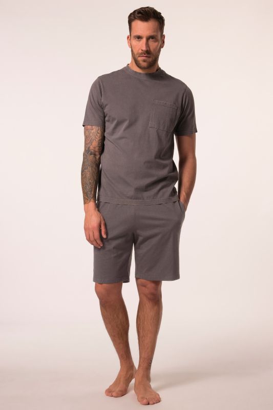 Pyjama JP 1880, collection Homewear, 2 pièces (T-shirt + bermuda), style vintage - jusqu'au 8 XL