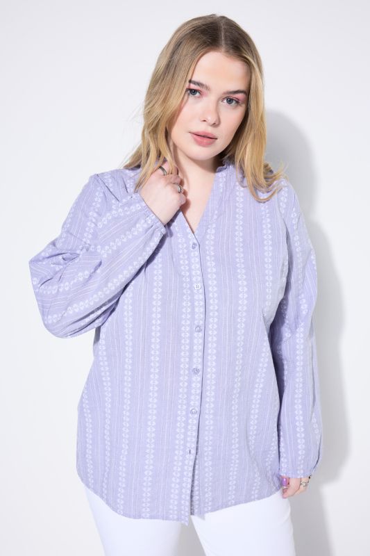 Blouse brodée, coupe Loose Shape