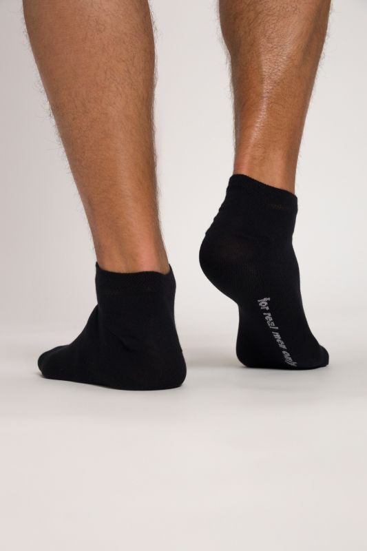 Chaussettes pour sneakers, coloris uni, lot de 2