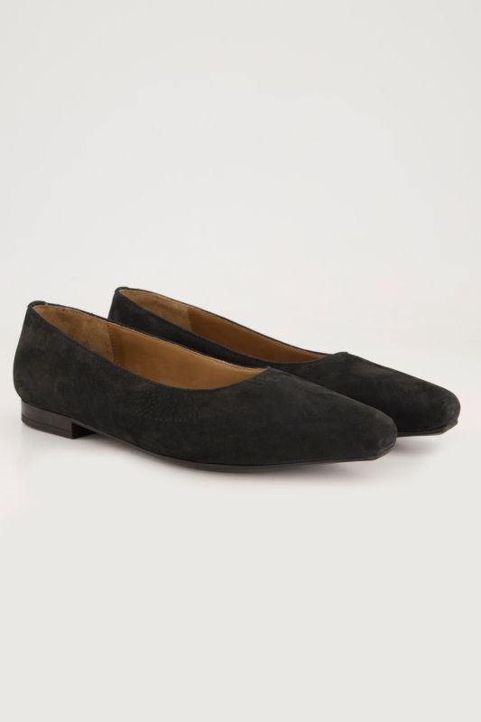 Ballerines en nubuck – largeur H