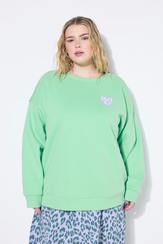 Sweat-shirt oversize, imprimé