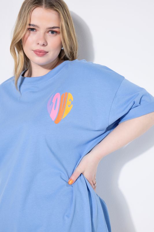 T-shirt oversize, manches courtes