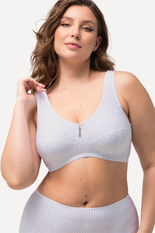 Soutien-gorge de maintien sans armatures, pendentif en strass - bonnet B-G