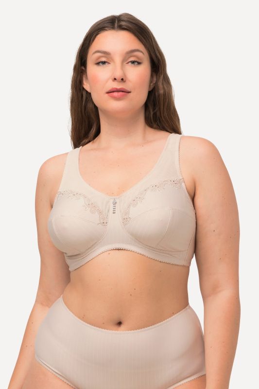 Soutien-gorge de maintien sans armatures, pendentif en strass - bonnet B-G