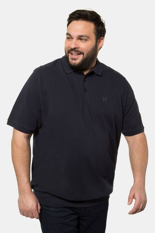 Polo en piqué à manches courtes, coupe ventre confort, collection Basic - du XXL au 10 XL