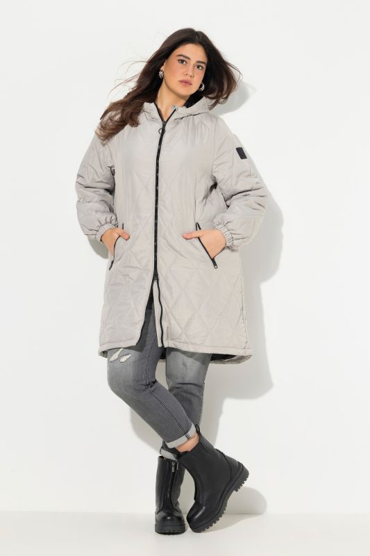 Manteau matelassé léger, imperméable, fermeture éclair à double sens