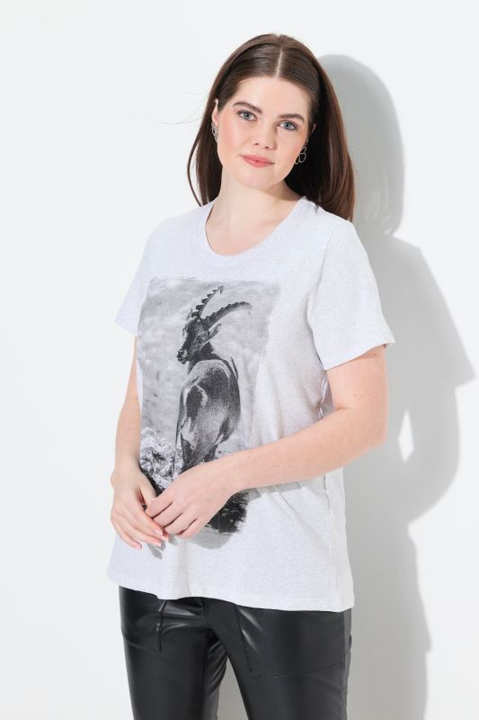 T-shirt motif traditionnel bavarois. Col rond et manches courtes. Coupe Classic