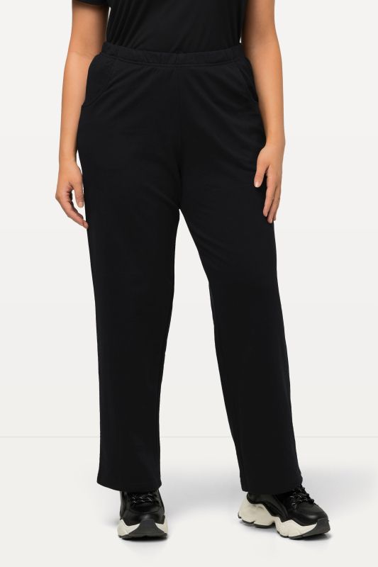 Pantalon de jogging, jambe droite et taille élastique
