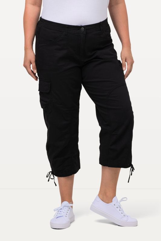 Pantalon cargo 7/8. Taille confortable