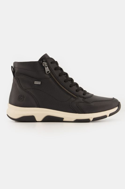 Sneakers techniques en cuir Remonte, matière déperlante - largeur G