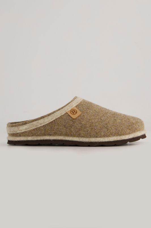 Chaussons en feutre de laine Rohde, semelle de propreté amovible, largeur confortable