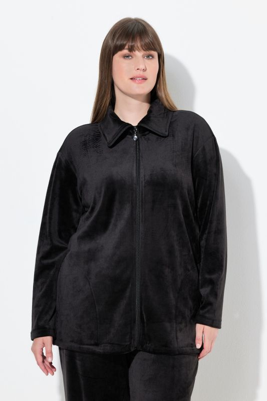 Vest homewear, Nicki, col montant, ultra-douillette