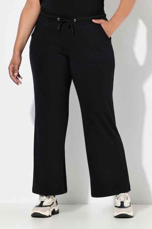 Pantalon de jogging avec poches, jambe droite et taille élastique