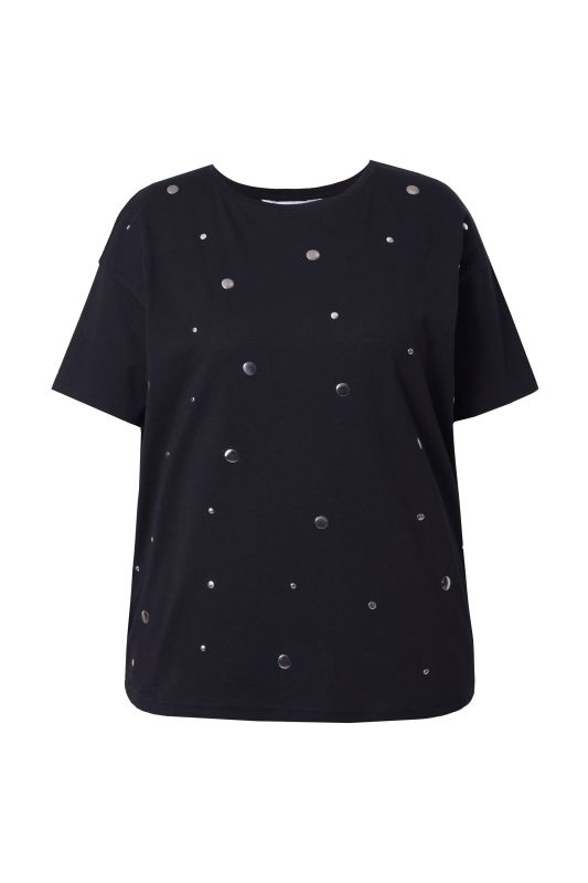 T-shirt oversize, motif miroirs