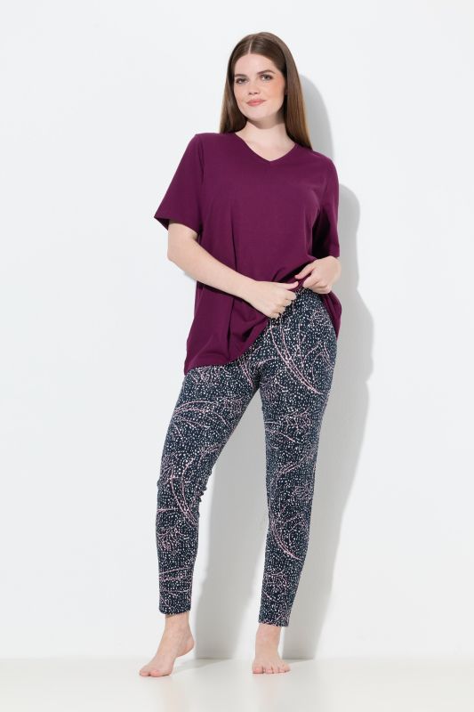 Legging en coton bio, jambe étroite et taille élastique