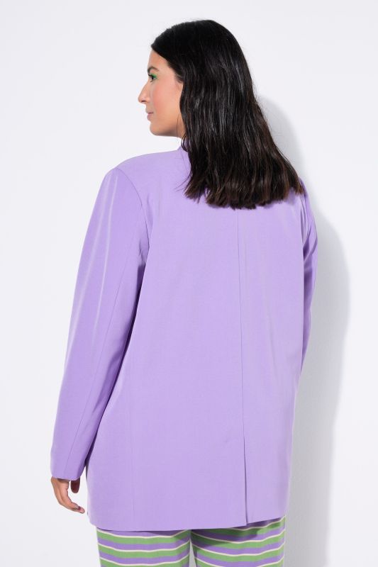 Blazer oversize, doublure léopard