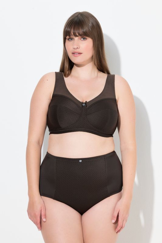 Soutien-gorge de maintien Kelly, tissu texturé. Sans armatures. Bonnets C à H.