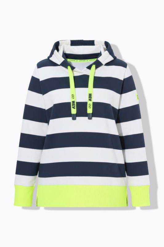 Sweat-shirt à rayures avec détails colorés