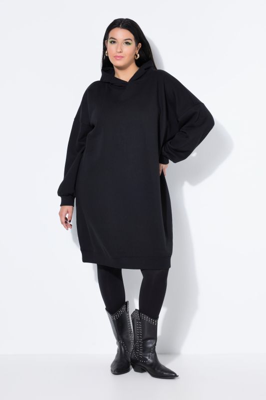 Robe midi oversize en molleton
