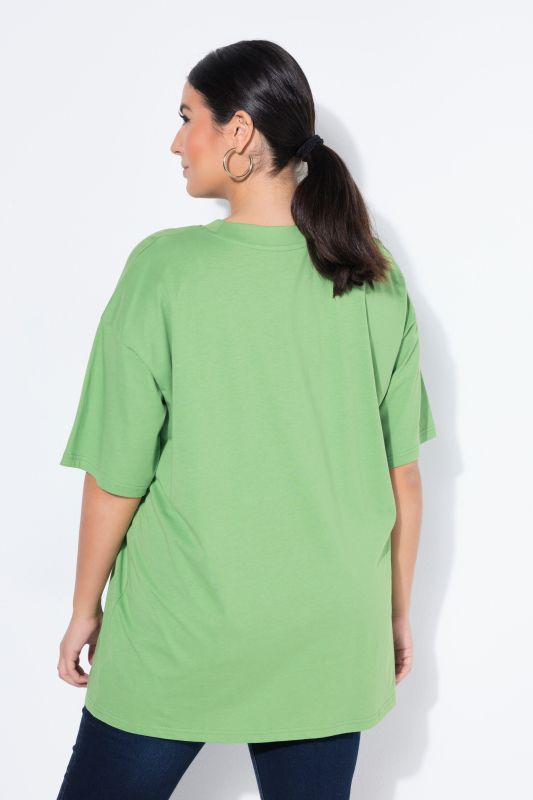 T-shirt oversize, message imprimé