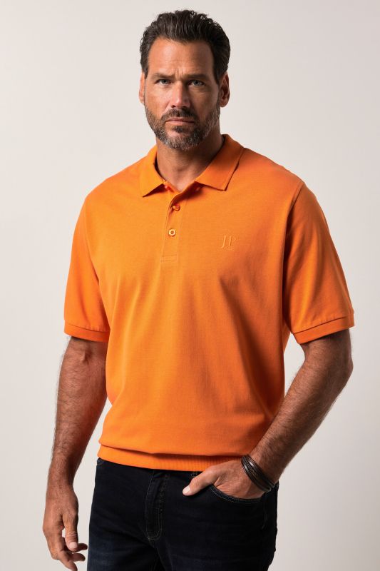 Polo en piqué à manches courtes, coupe ventre confort, collection Basic - du XXL au 10 XL