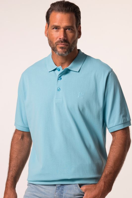 Polo en piqué à manches courtes, coupe ventre confort, collection Basic - du XXL au 10 XL