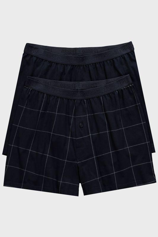 Boxers JP1880, lot de 2. Taille FLEXNAMIC® et coupe ventre confort – jusqu'au 8&nbsp;XL