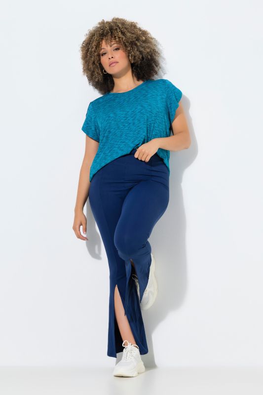 Legging technique, bas de jambe évasée et poche zippée