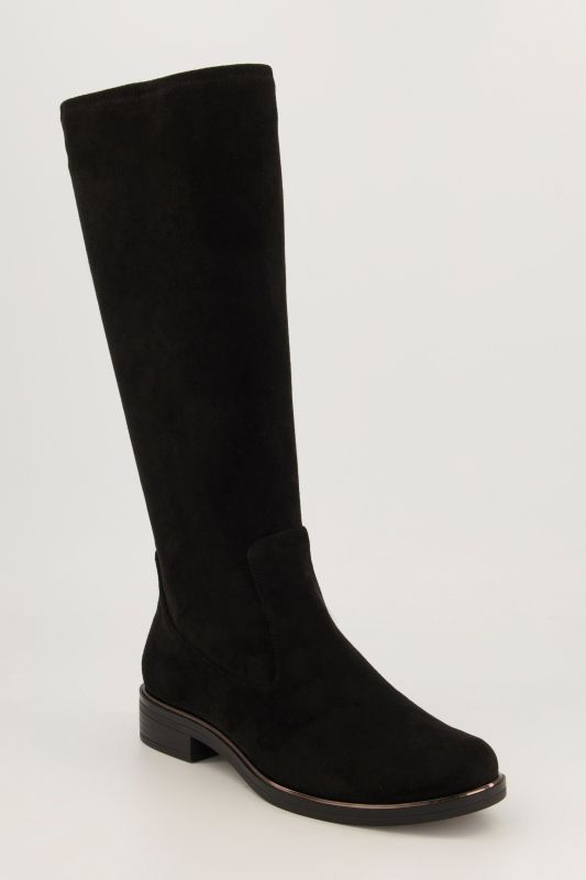 Bottines à enfiler Caprice, matière stretch et semelle de propreté amovible - largeur G