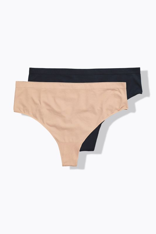 Lot de 2 strings, sans coutures