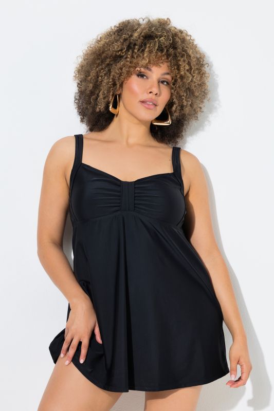 Maillot de bain avec bonnets souples, bande fantaisie, matière recyclée