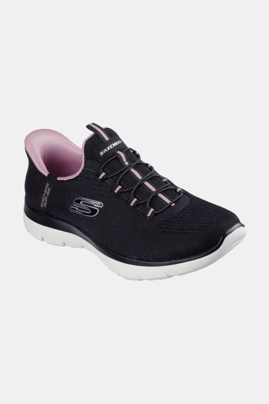 Sneakers à enfiler Skechers, modèle végane, mousse à mémoire de forme - largeur H