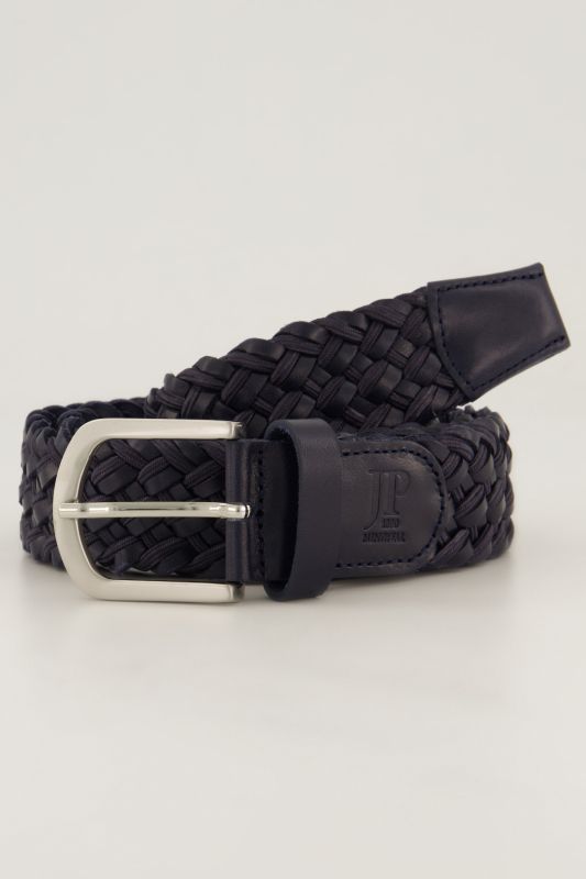 Ceinture JP 1880, cuir véritable tressé et extensible - jusqu'à 170 cm