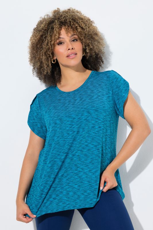 T-shirt technique, coupe Classic Fit, col rond et manches courtes