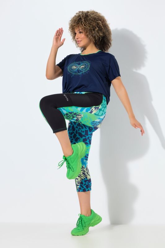 Legging corsaire Capri, motif animal et taille élastique, matière recyclée