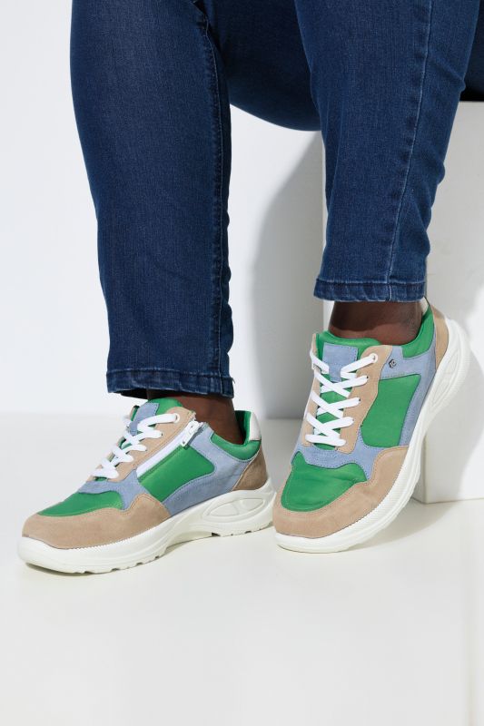 Sneakers en cuir Jomos, semelle Pur-Air Comfort - largeur K