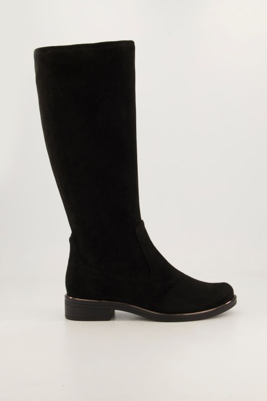 Bottines à enfiler Caprice, matière stretch et semelle de propreté amovible - largeur G