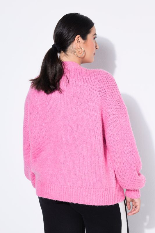 Cardigan oversize à boutons en forme de nœuds