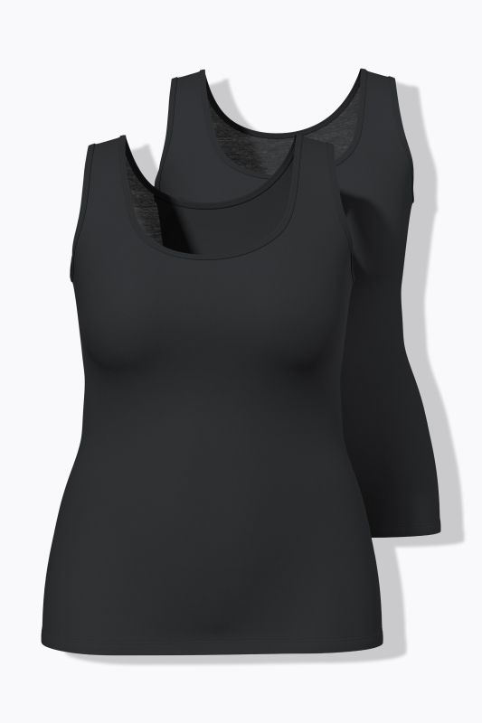 Lot de 2 débardeurs à encolure ronde