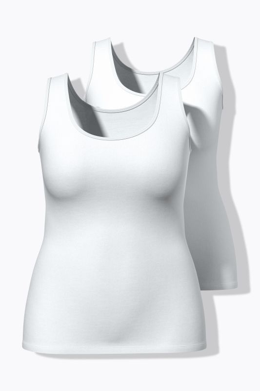 Lot de 2 débardeurs à encolure ronde